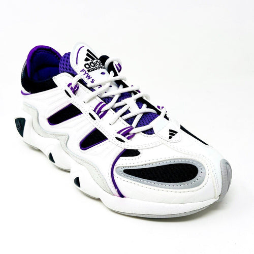 Adidas FW S-97 White Black Purple Womens Size 5.5 Sneakers EF2043