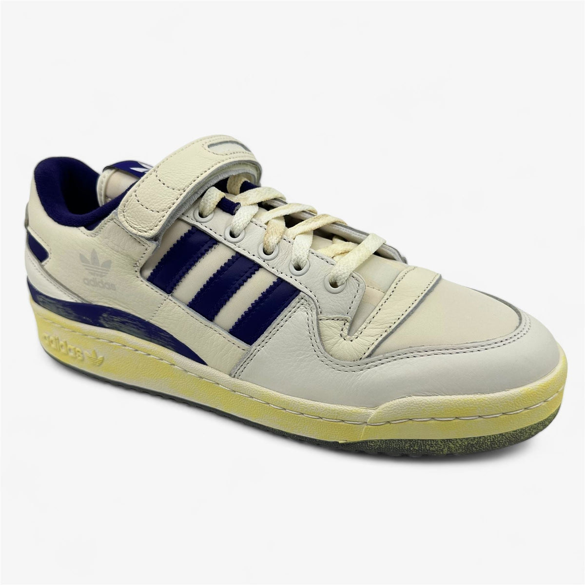 Adidas Forum 84 Low AEC Vintage White Purple Mens Size 10.5 Athletic Sneaker (HP9542)
