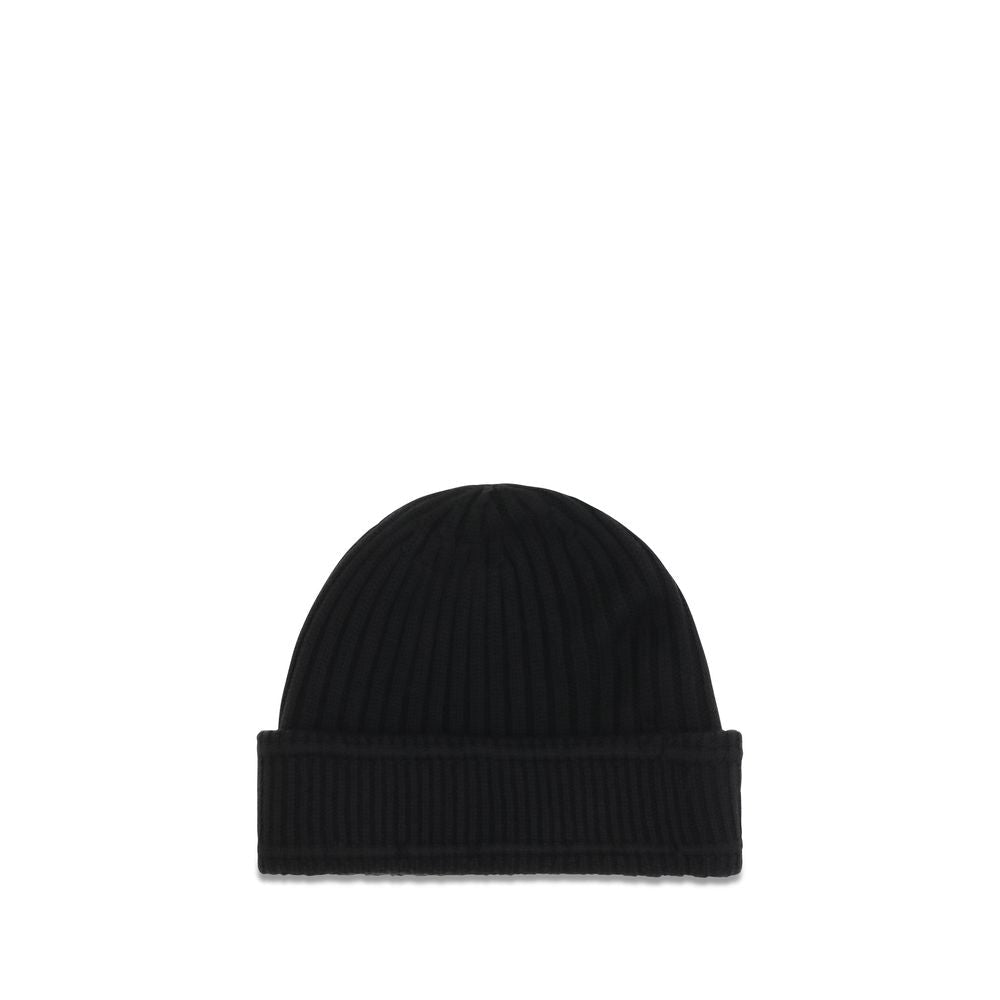Burberry Black Wool Beanie