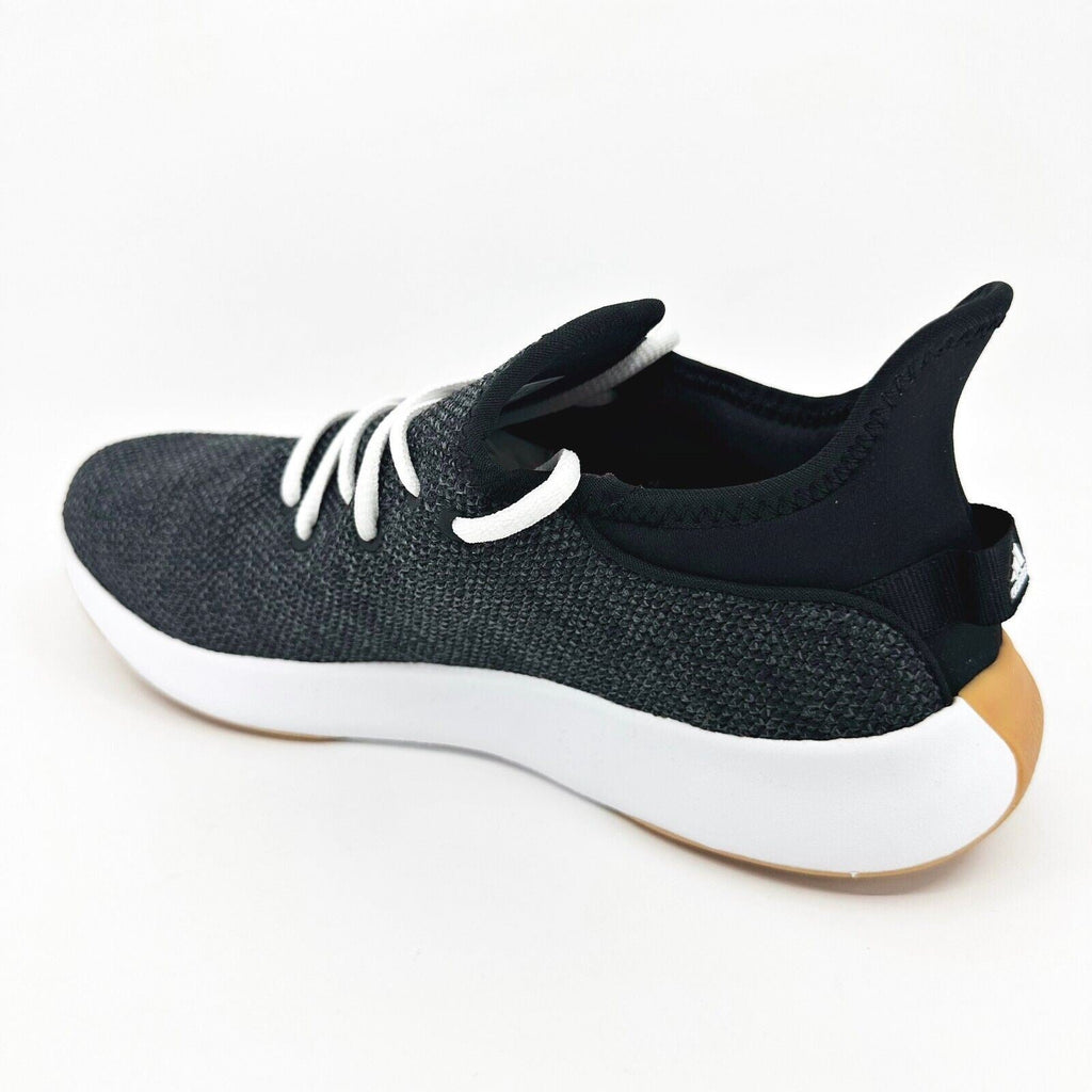 Adidas Cloudfoam Pure SPW Black White Gum Womens Running Shoes IG2530