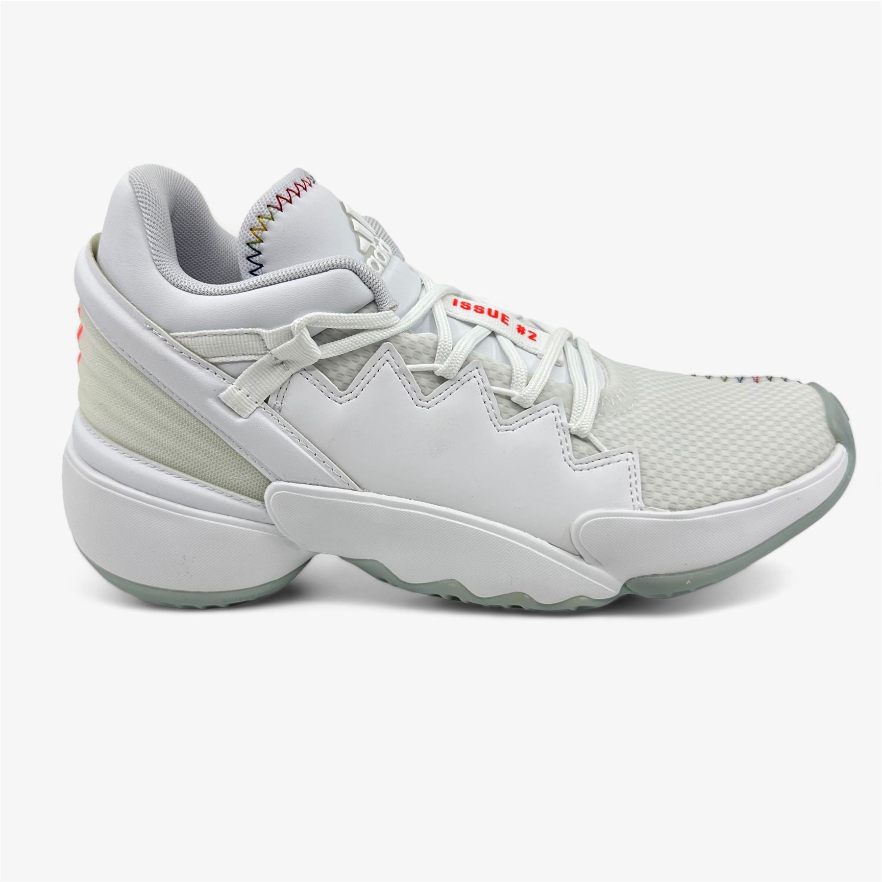 Adidas D.O.N. Issue 2 Christmas Pack Cloud White Kids Athletic Sneaker (FZ1892)