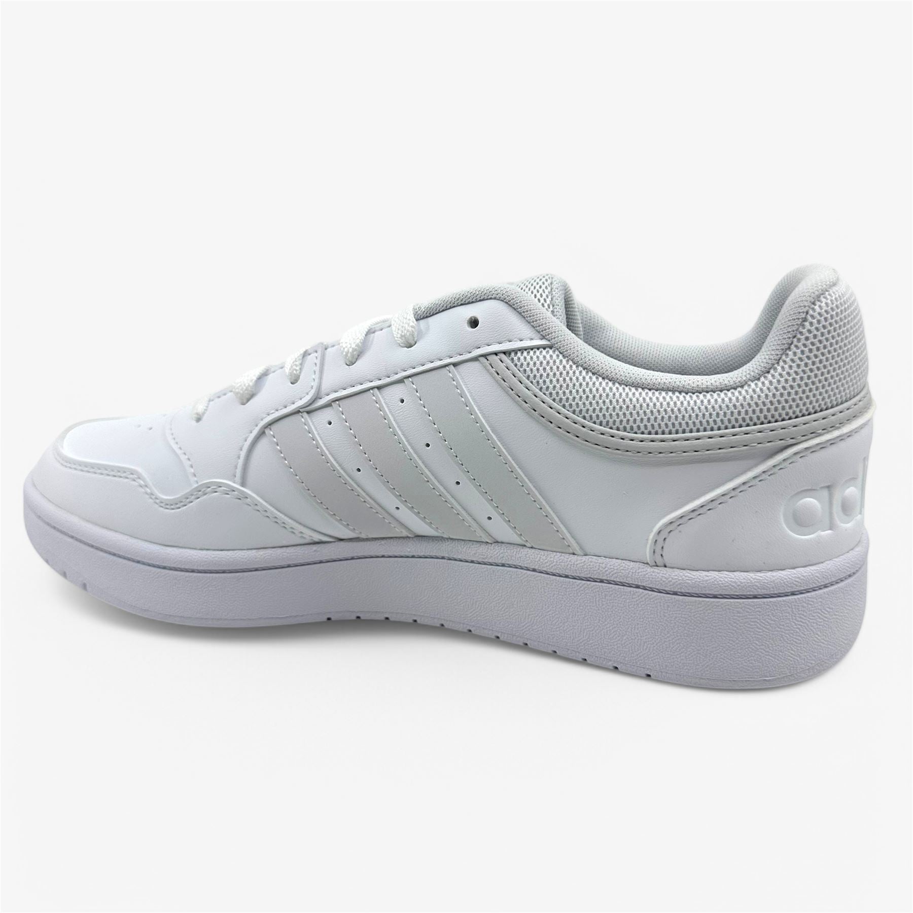 Adidas Hoops 3.0 Cloud White Dash Grey Womens Athletic Sneaker (GW3036)