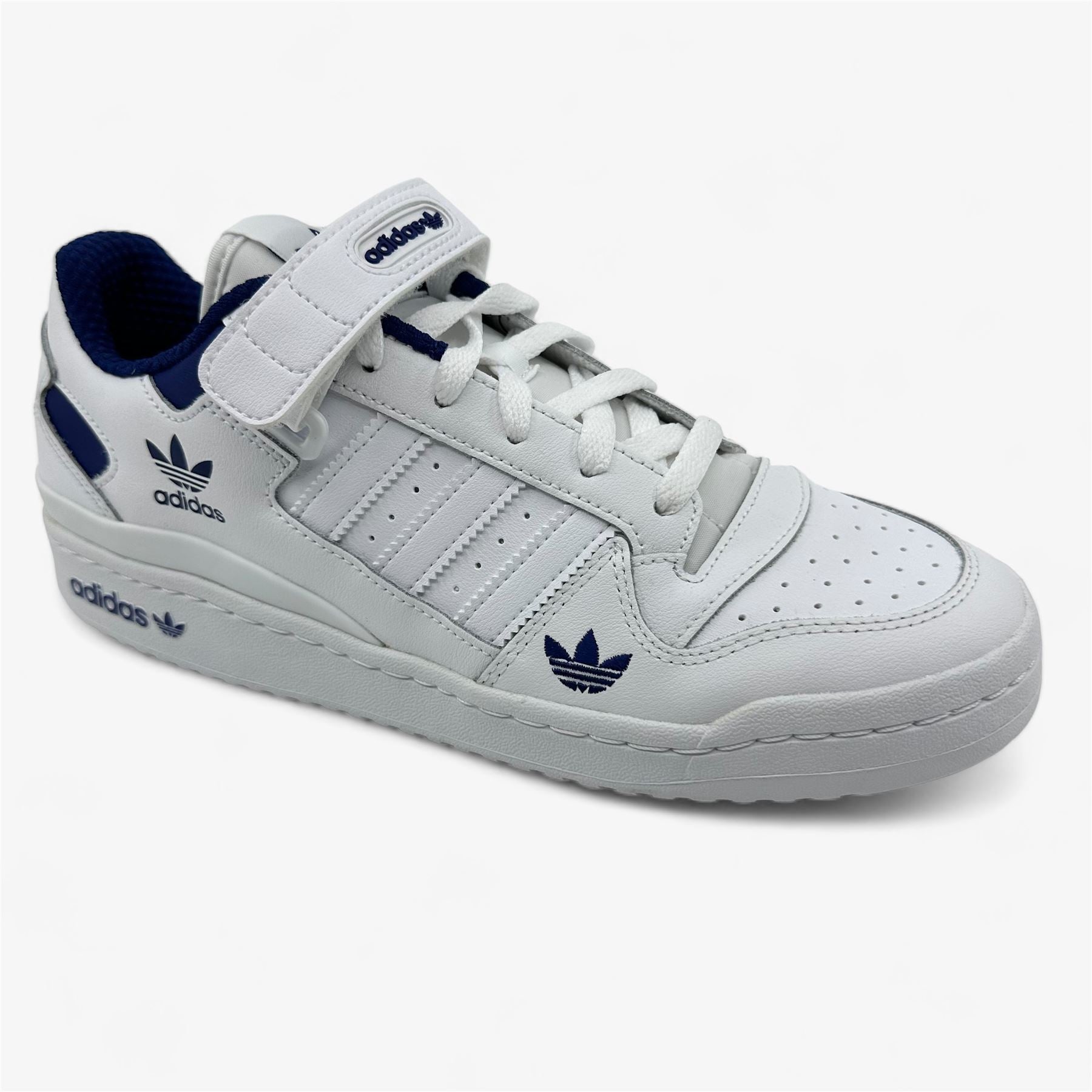 Adidas Forum Low White Victory Blue Mens Size 13 Athletic Sneaker (H01673)