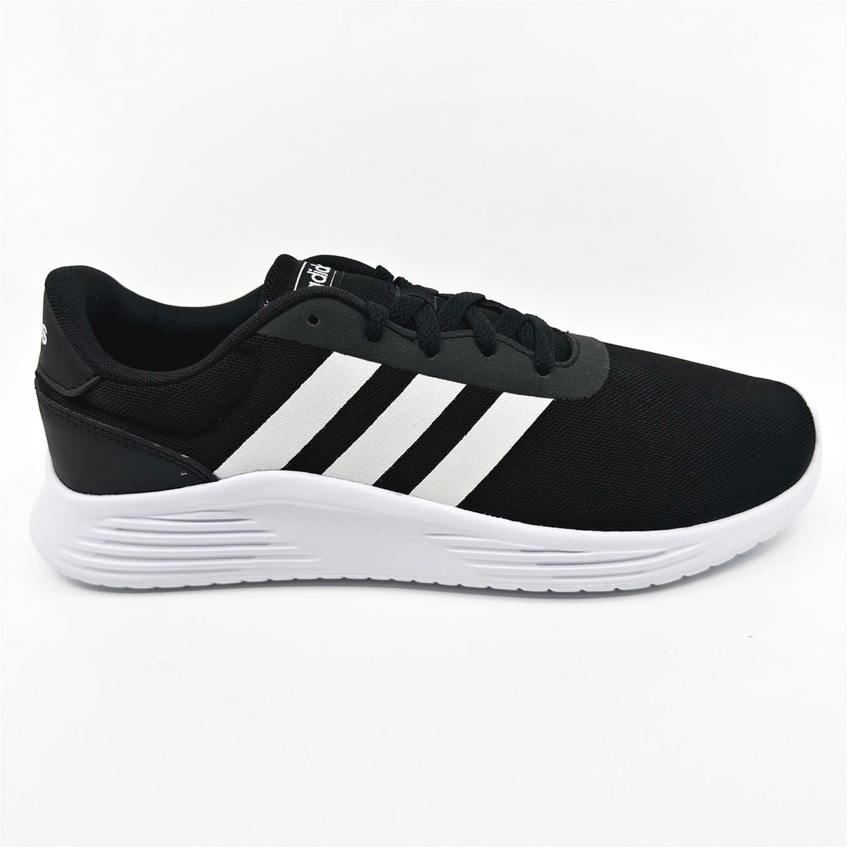 Adidas Lite Racer 2.0 Core Black Core White Mens Athletic Sneakers (EG3283)