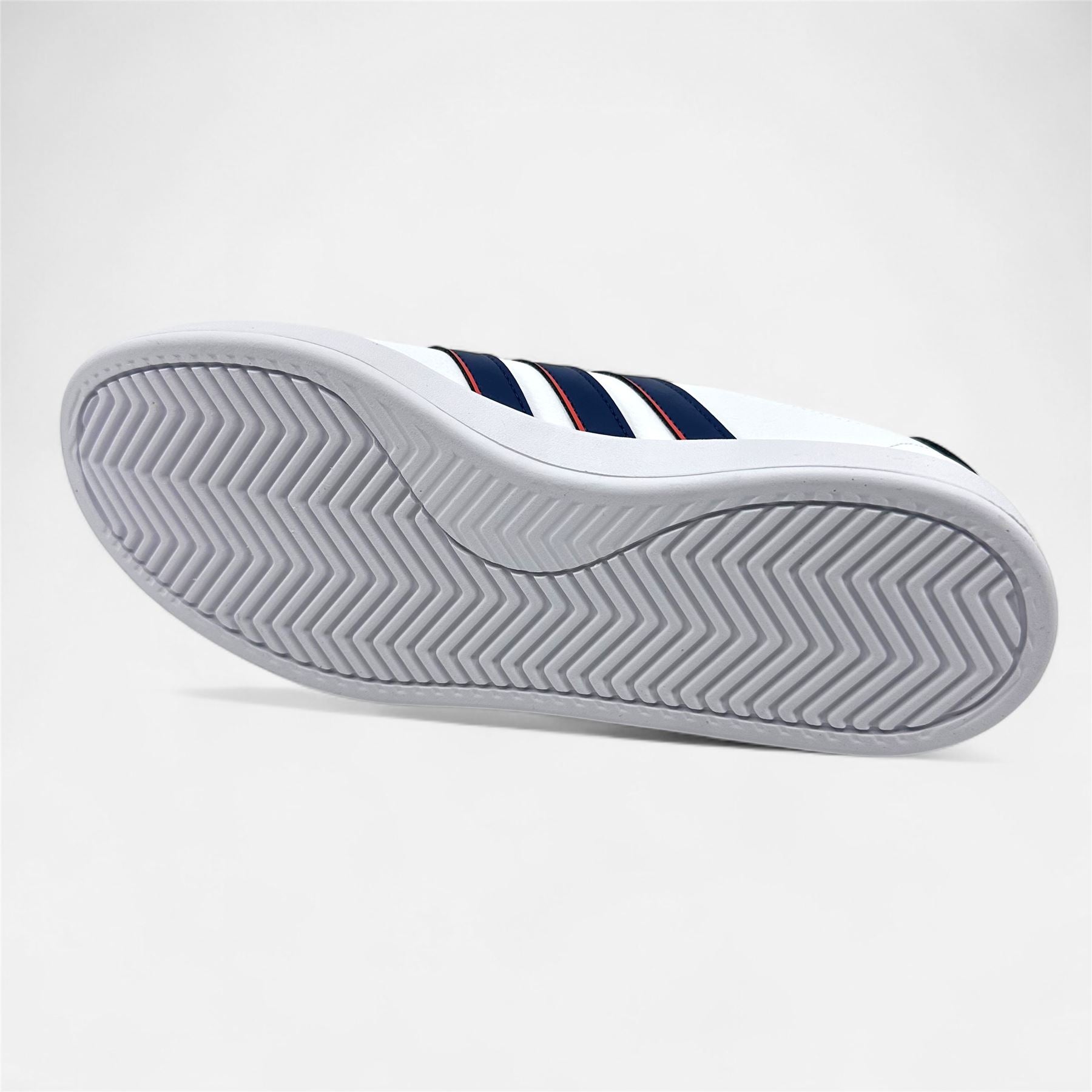 Adidas Grand Court 2.0 White Dark Blue Preloved Scarlet Mens Athletic Sneaker (ID2947)