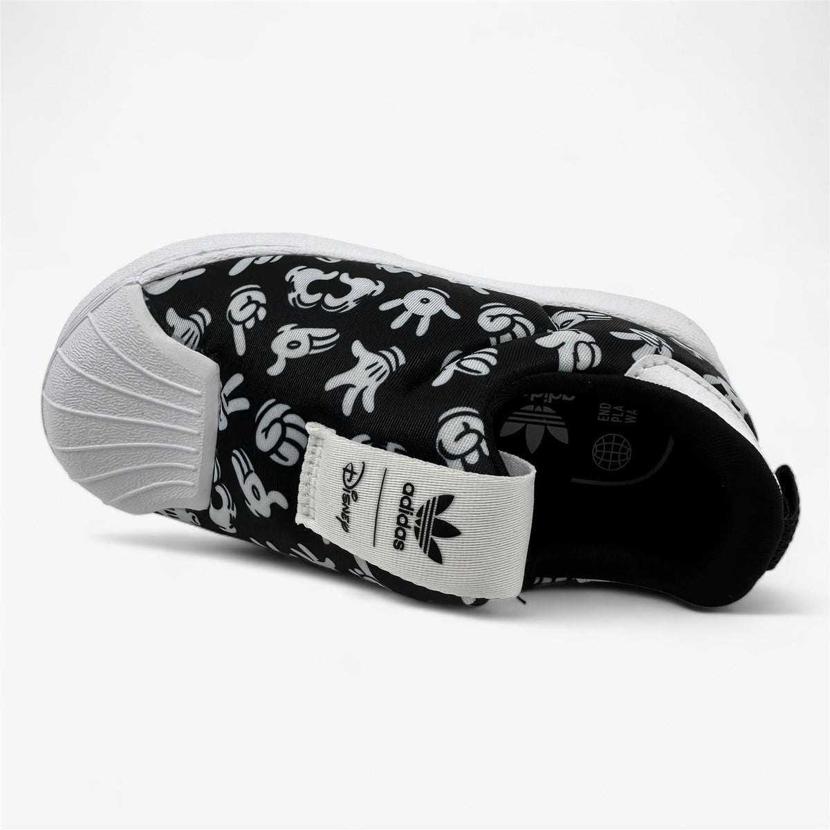 Adidas Superstar 360 Black White Baby Toddler Athletic Disney Sneaker (GX1873)