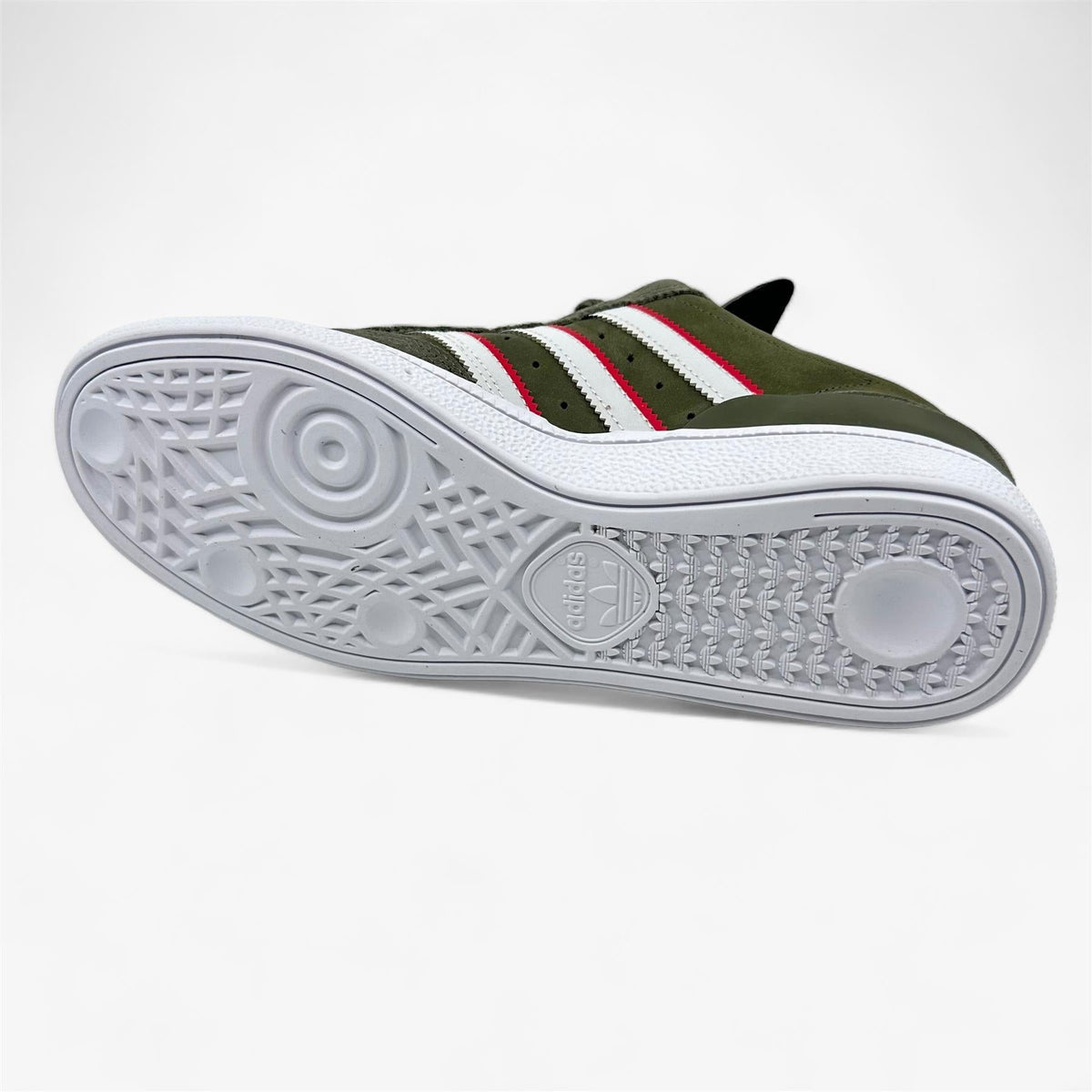 Adidas Busenitz Olive Strata Red Cloud White Mens Athletic Sneakers (ID3370)