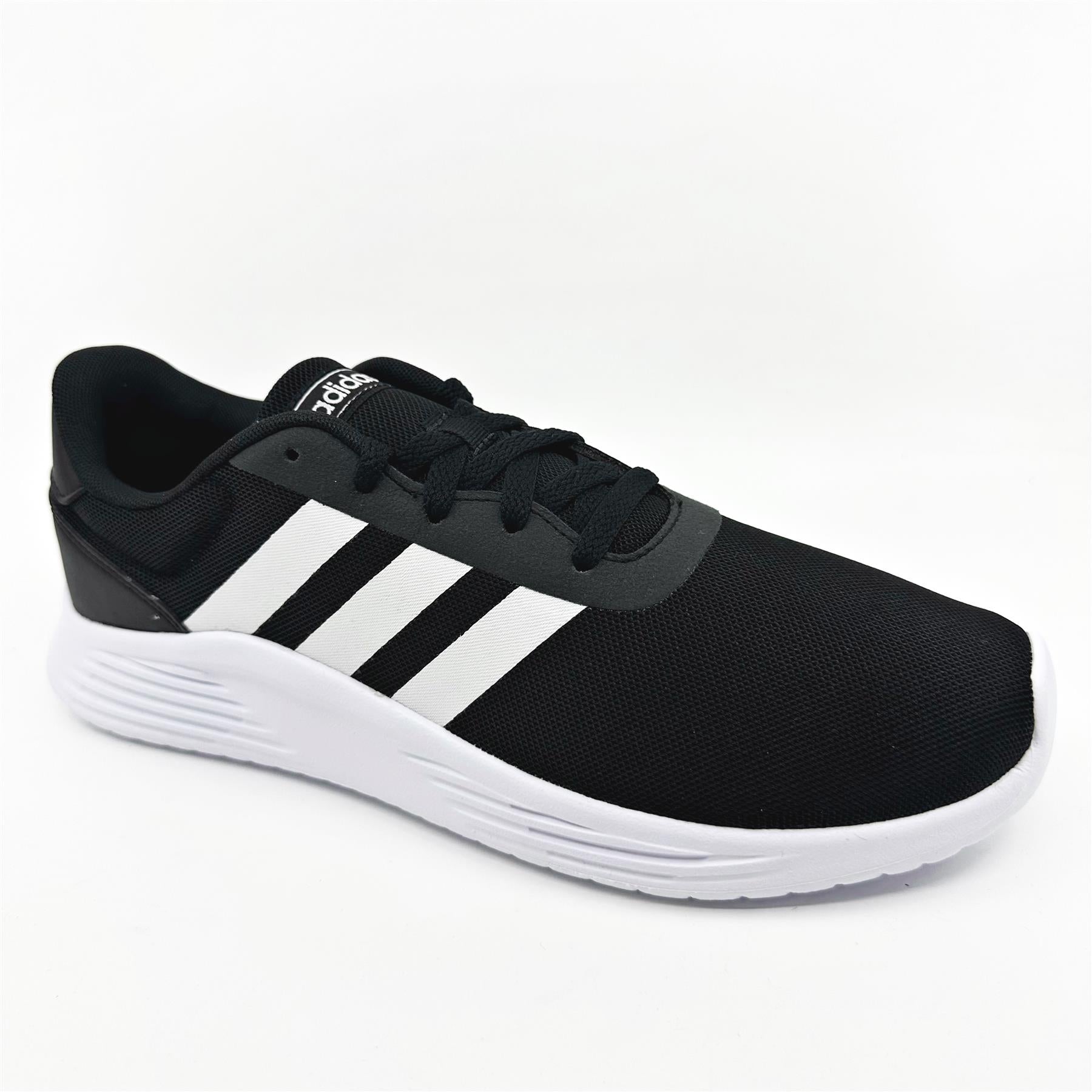 Adidas Lite Racer 2.0 Core Black Core White Mens Athletic Sneakers (EG3283)