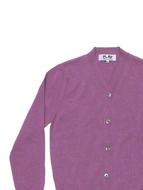 Comme Des Garçons Play v-neck button-up cardigan