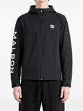 Malbon Golf logo-print hooded jacket