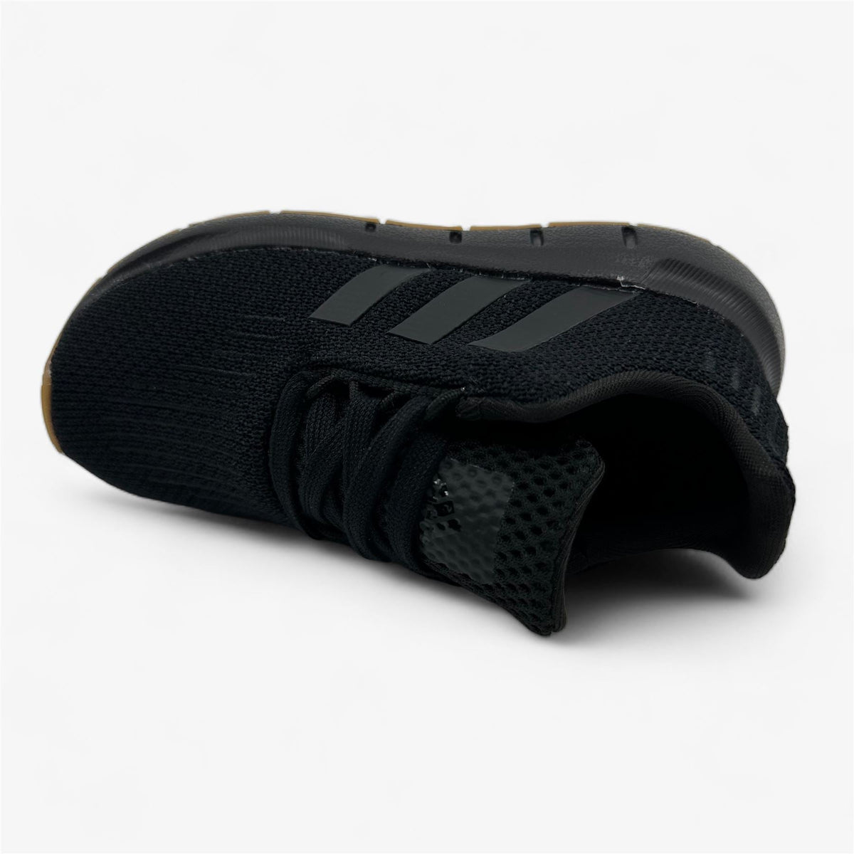 Adidas Swift Run 1.0 EL Triple Black Baby Toddler Athletic Sneaker (IF2958)