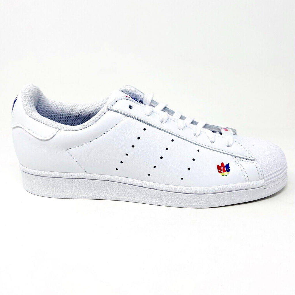 Adidas Originals Superstar Pure Cloud White Mens Inclusivity Sneakers FZ2153