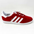 Adidas Gazelle Scarlet Red White Mens Size 9.5 Athletic Sneaker (S76228)