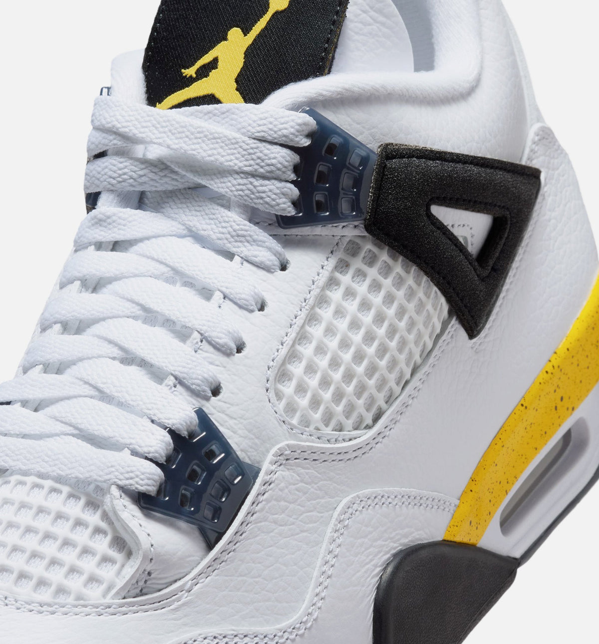 Air Jordan 4 Retro Rare Air Tour Yellow Men's – White/Dark Blue Grey/Black/Tour Yellow