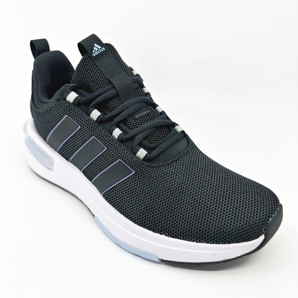 Adidas Racer TR23 Black White Blue Womens Running Shoes IG7343