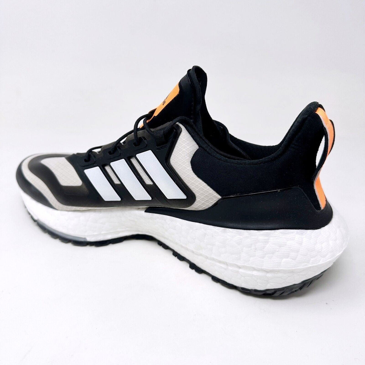 Adidas UltraBoost 22 COLD.RDY 2.0 Black White Orange Womens Running Shoes GX6735