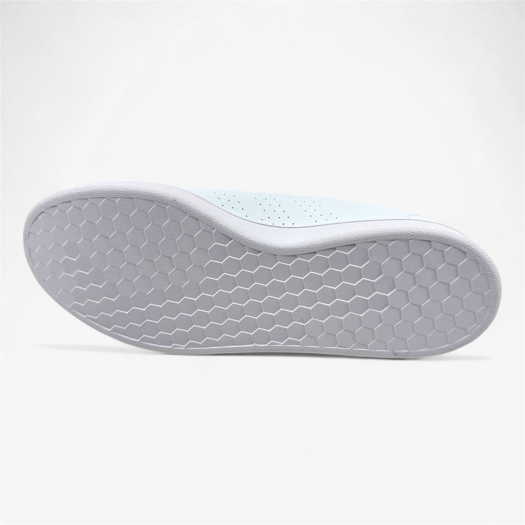Adidas Advantage Base Cloud White Green Mens Athletic Sneaker (GW2063)