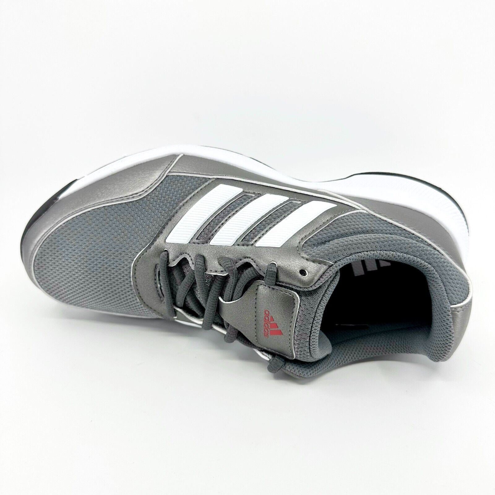 Adidas Tech Response 2.0 Gray Silver Metallic Mens Wide Golf Shoes EE9420