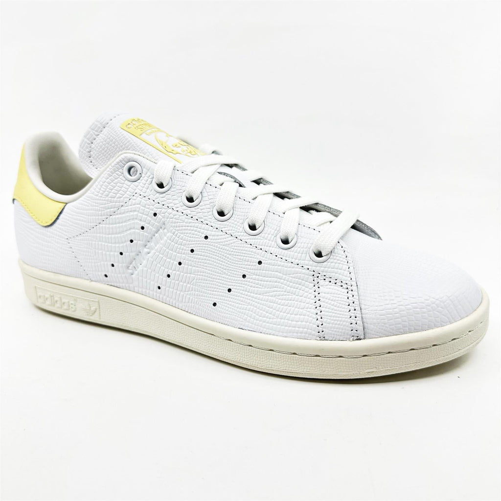 Adidas Stan Smith Cloud White Almost Yellow Womens Size 9.5 Athletic Sneakers (IE0464)