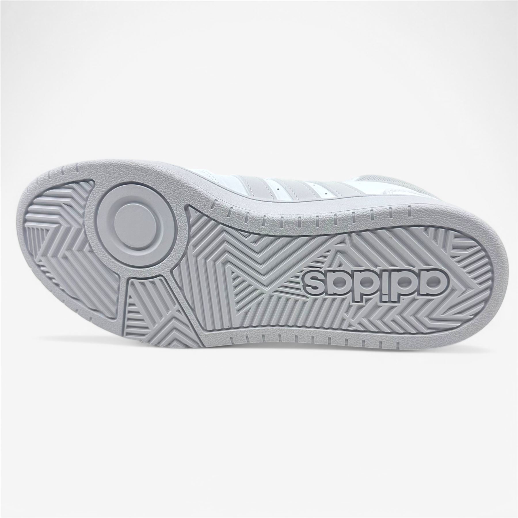 Adidas Hoops 3.0 Mid Cloud White Dash Grey Womens Athletic Sneaker (GW5457)
