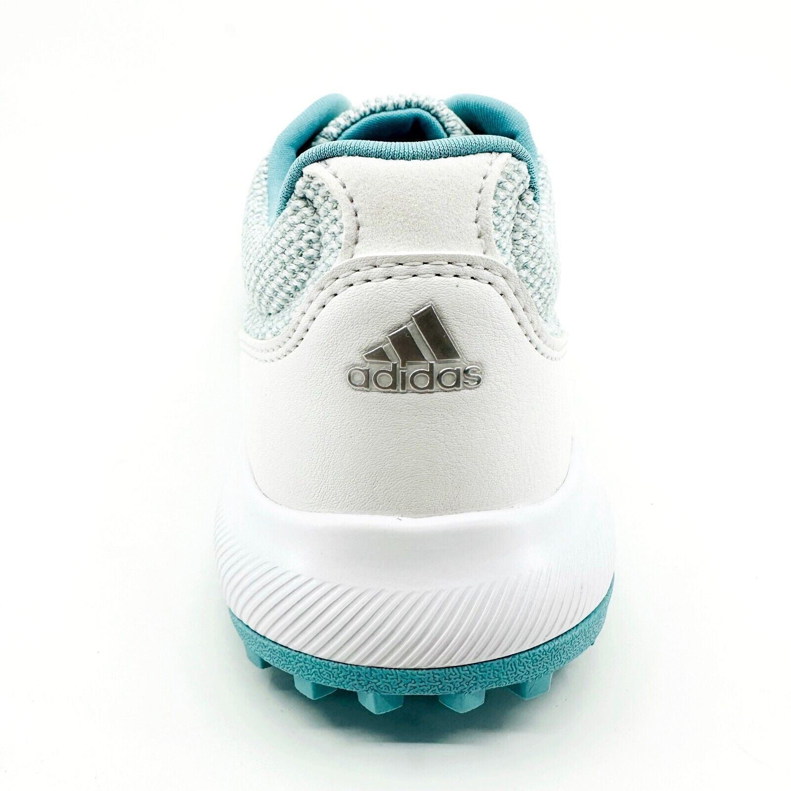 Adidas Tech Response 2.0 White Silver Blue Womens Spike Golf Shoes FW6323