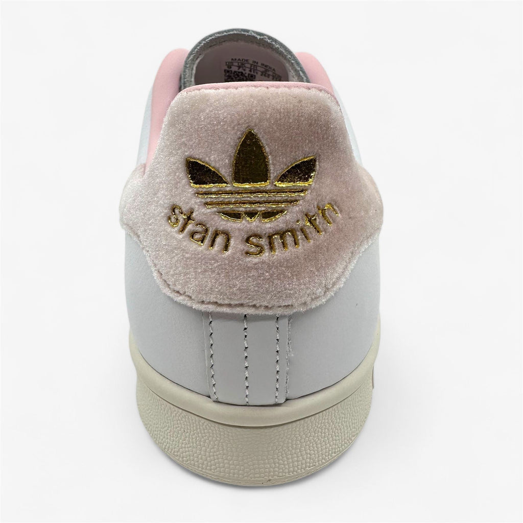 Adidas Stan Smith Cloud White Gold Pink Womens Athletic Sneaker (IF7002)