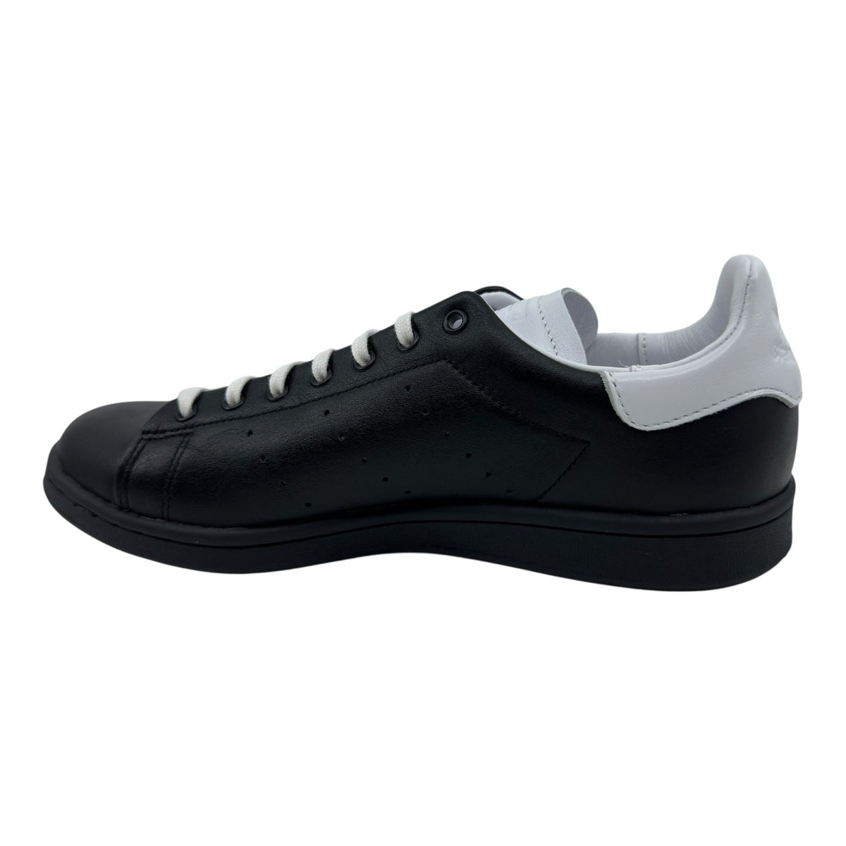 Adidas Stan Smith Lux Core Black Cloud White Mens Athletic Sneaker (JH9719)