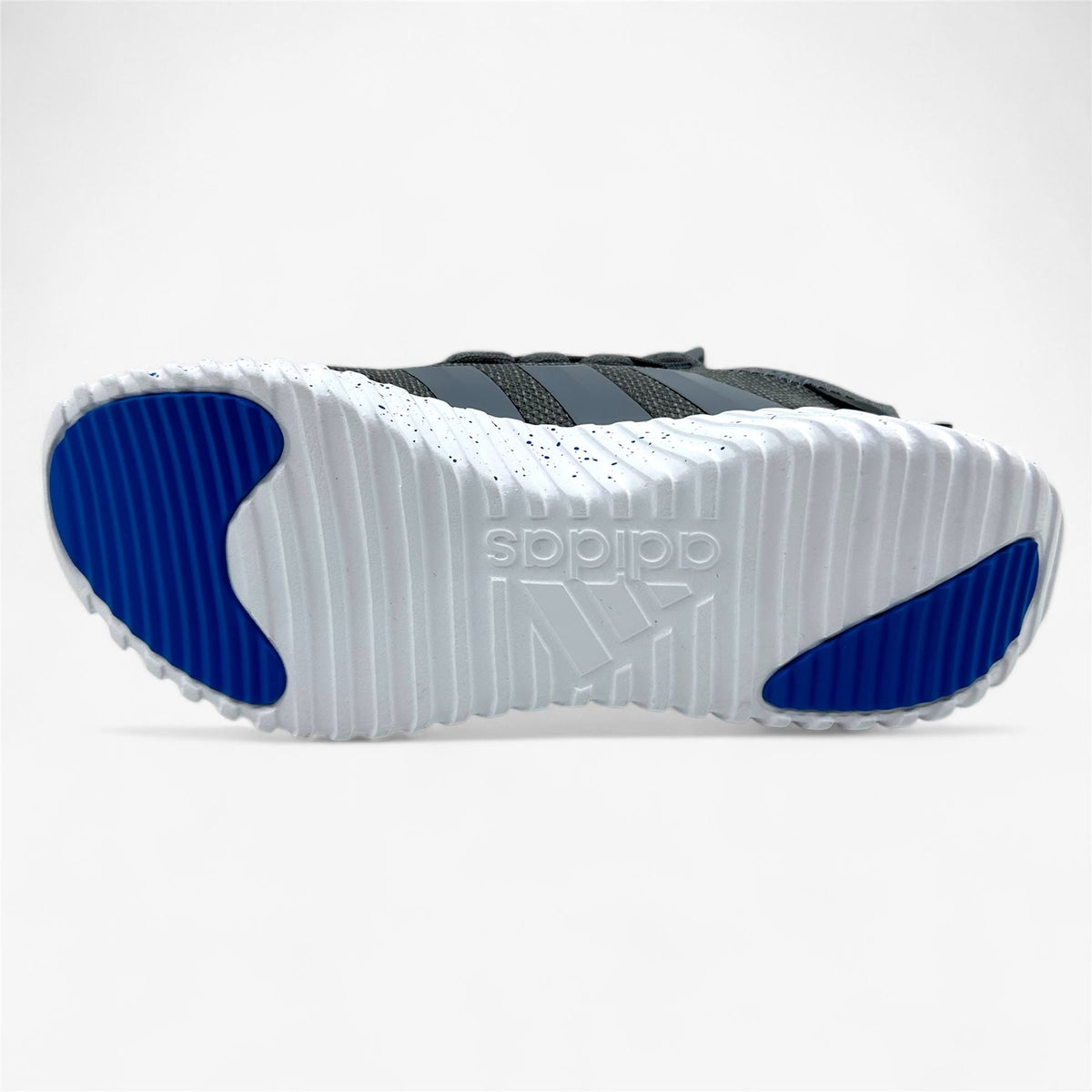 Adidas Kaptir 3.0 Grey Bright Royal Blue  Mens Athletic Sneaker (IF7315)