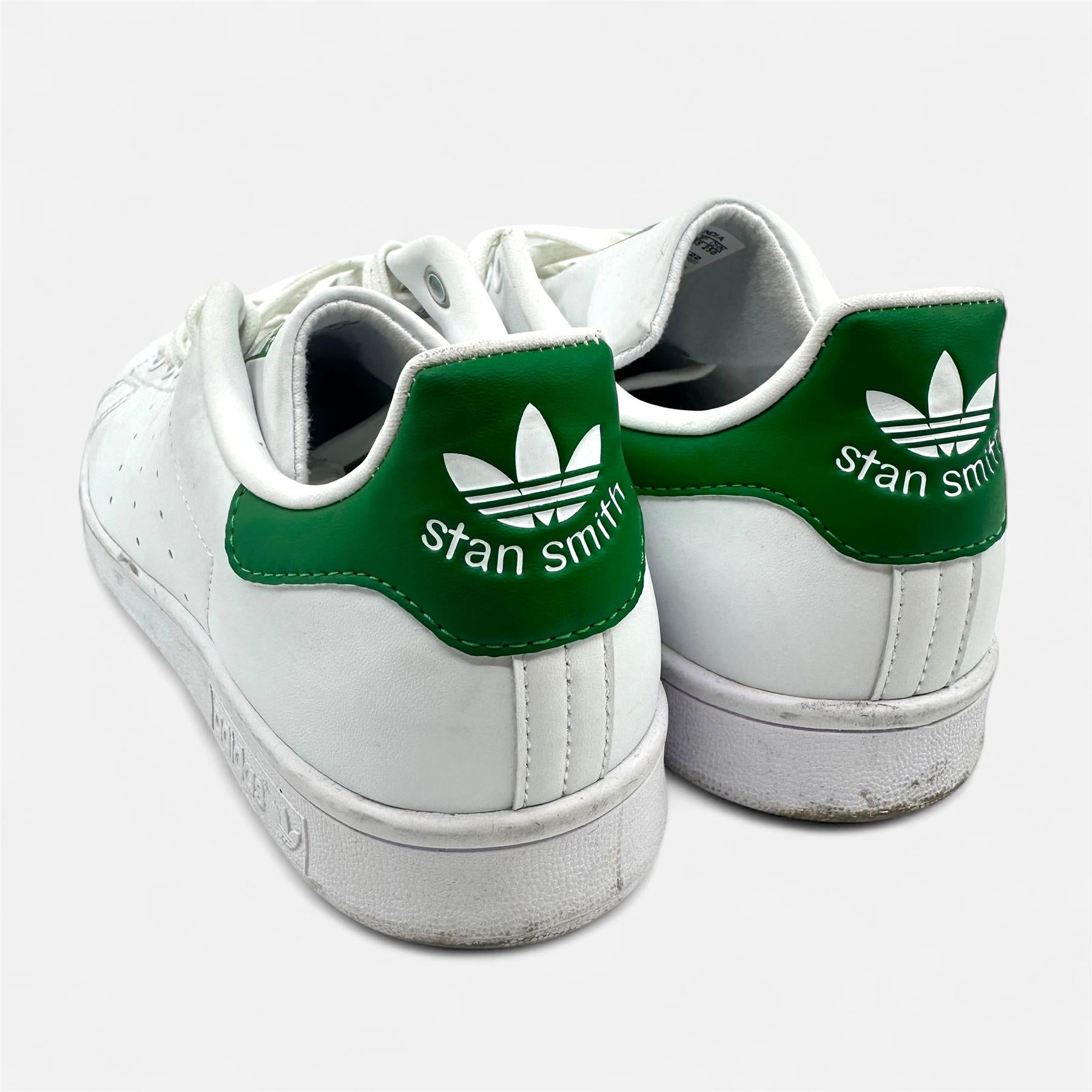 Adidas Stan Smith White Green Mens Size 8.5 Athletic Sneaker (FX5502)