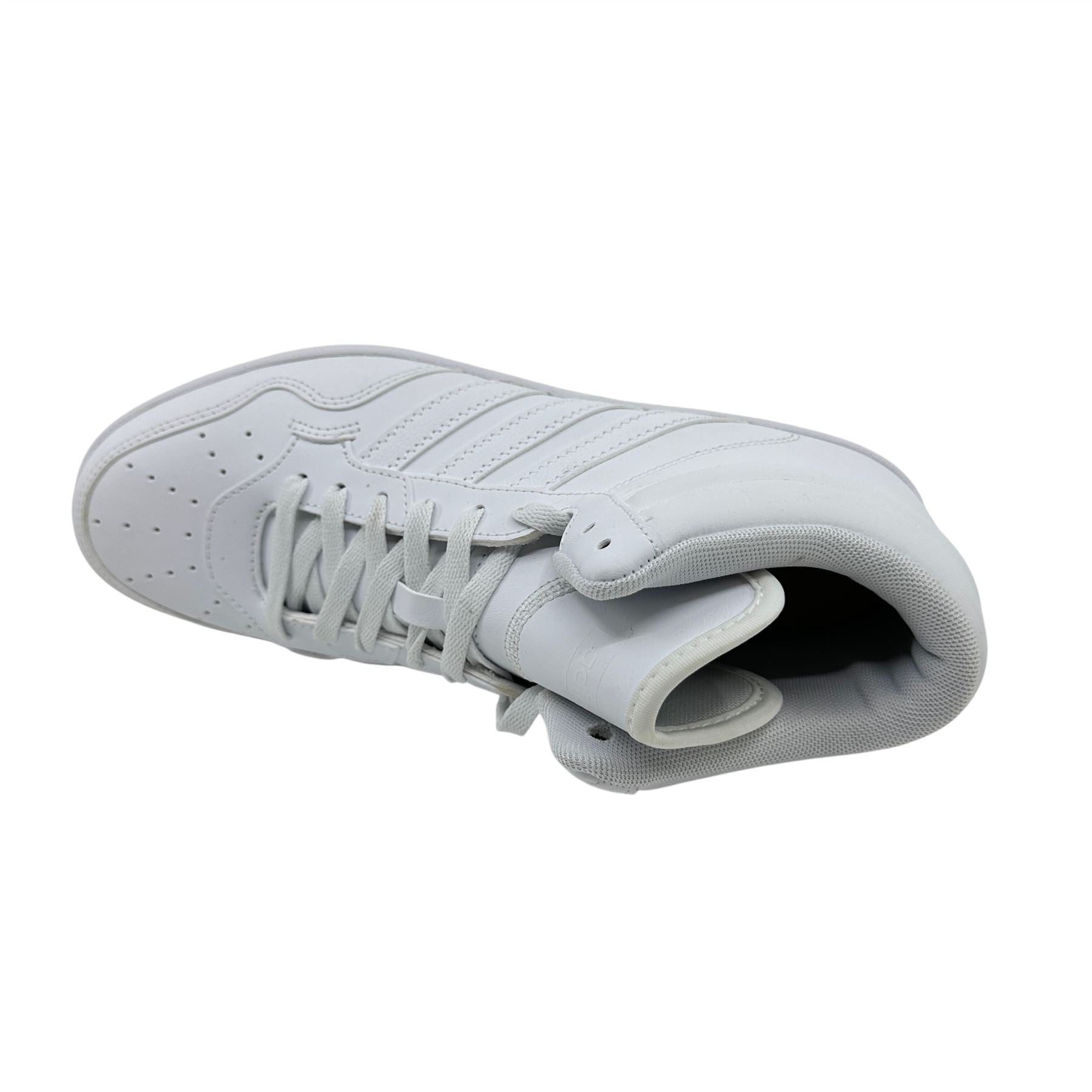 Adidas Hoops 4.0 Mid White Mens Athletic Sneaker (JQ9996)