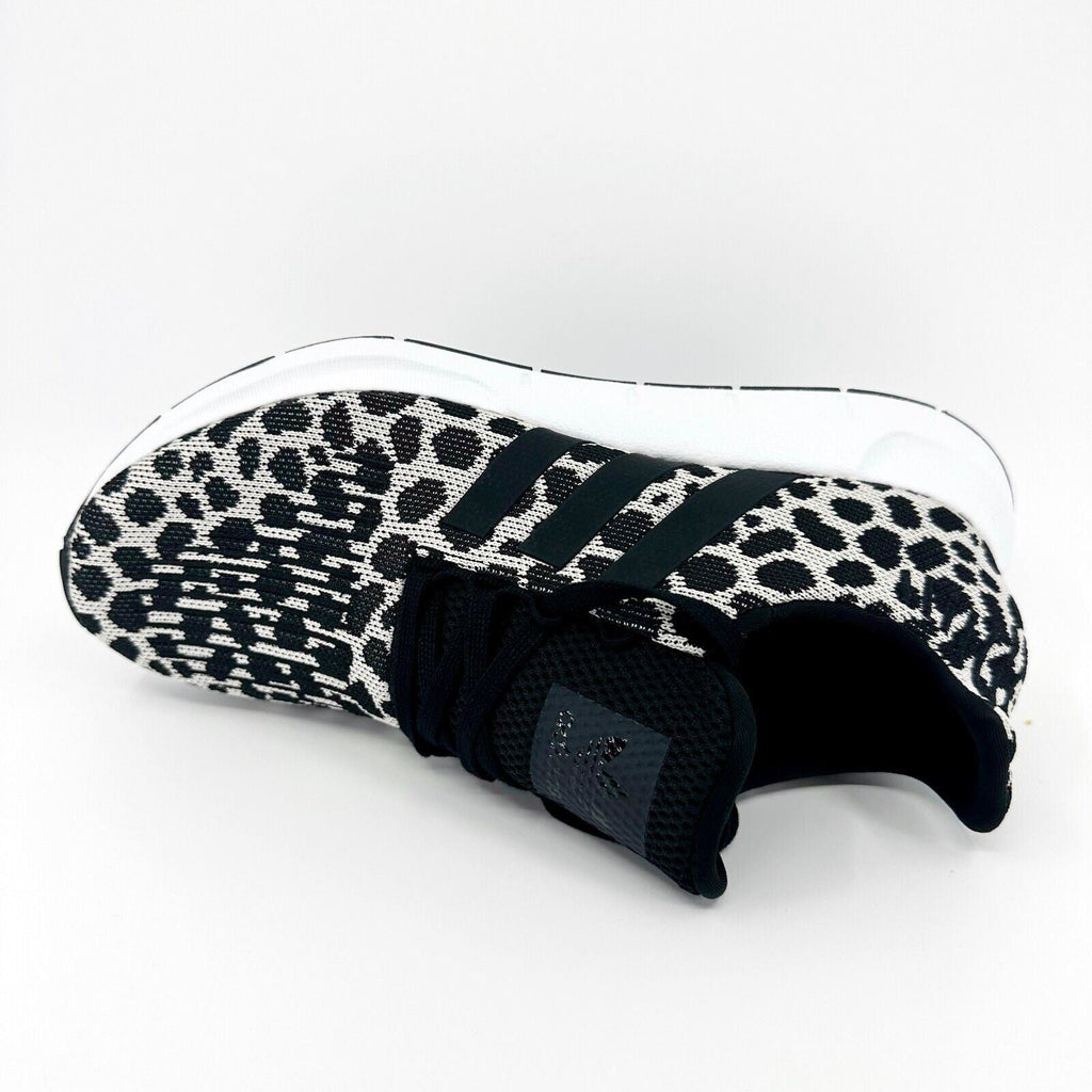 Adidas Originals Swift Run Leopard Black White Womens Running Shoes BD7962
