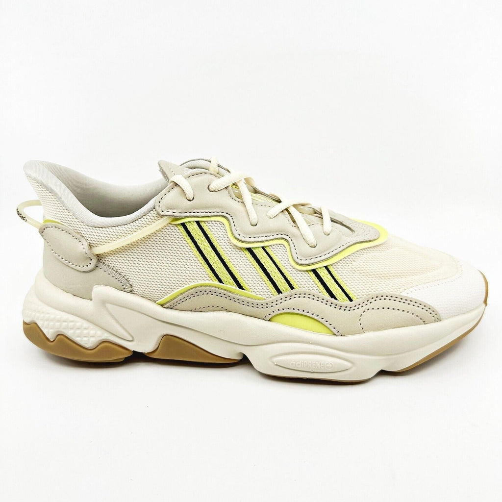 Adidas Originals Ozweego Wonder White Pulse Yellow Womens Sneakers IE7097