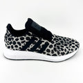 Adidas Originals Swift Run Leopard Black White Womens Running Shoes BD7962
