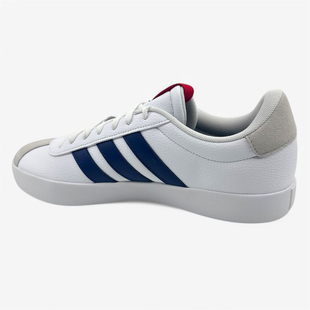 Adidas VL Court 3.0 White Dark Blue Scarlet Mens Size 11.5 Athletic Sneaker (ID6287)