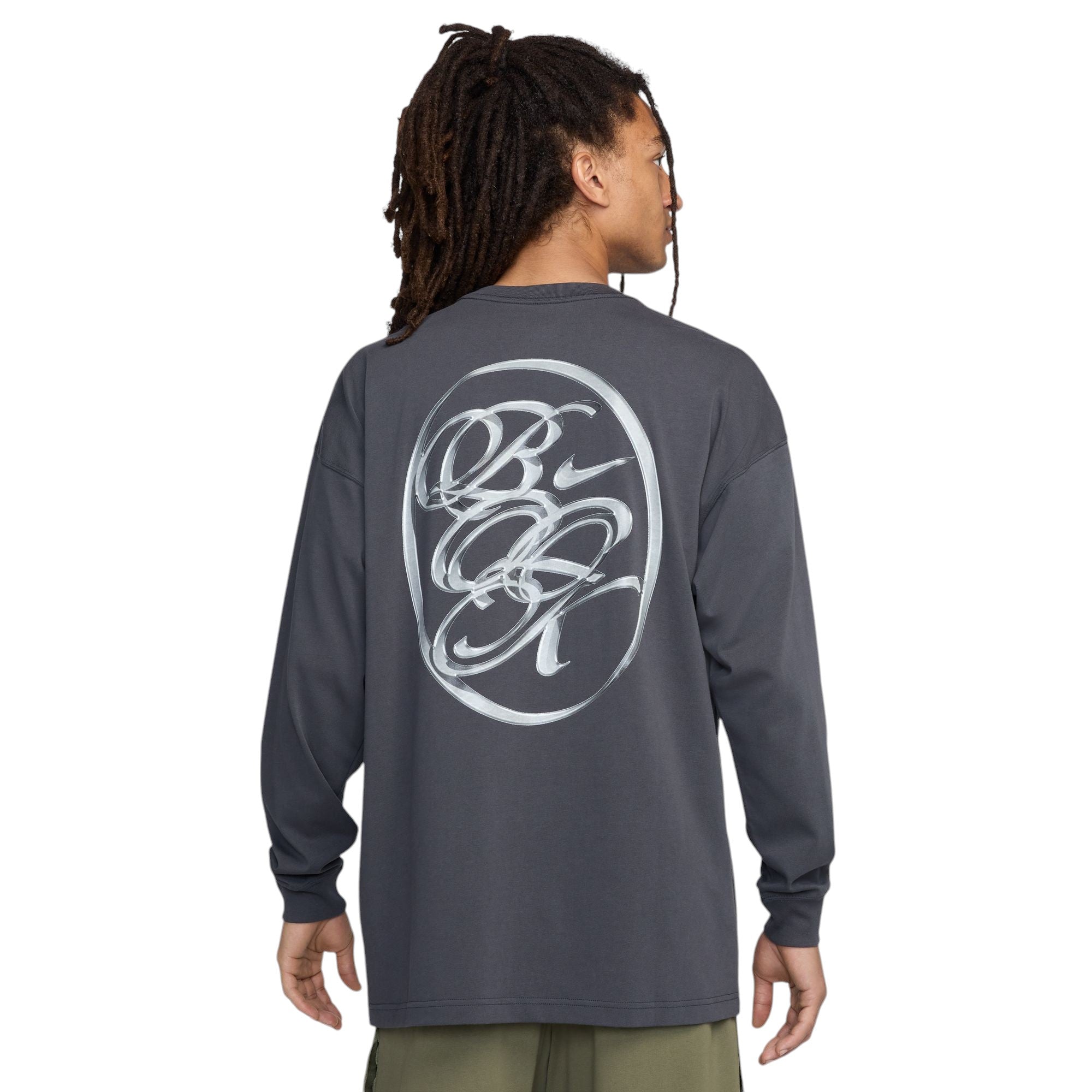 Nike Devin Booker L/S Tee "Anthracite" - HJ3344-060