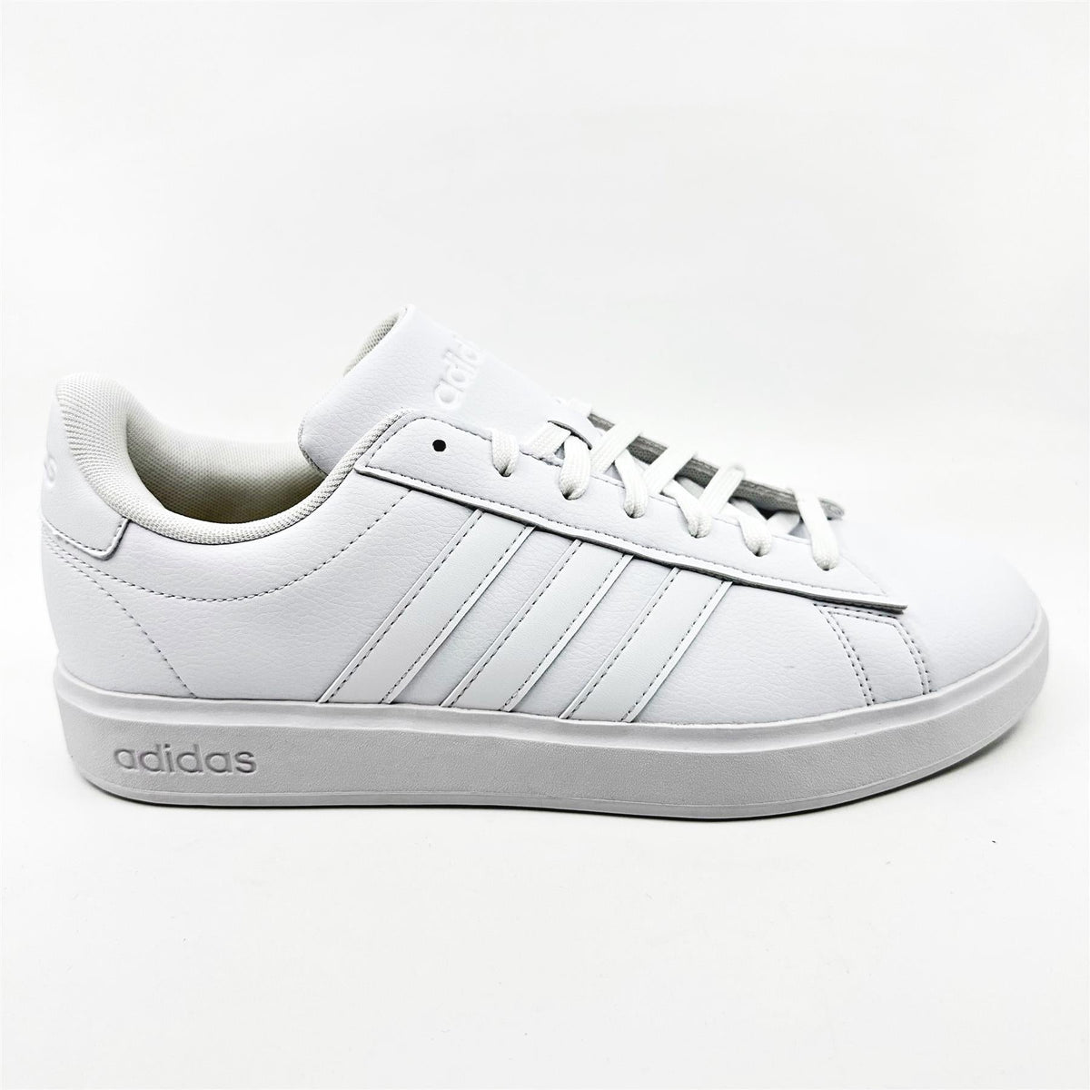 Adidas Grand Court 2.0 Cloud White Ecru Tint Mens Athletic Sneaker (GW9197)