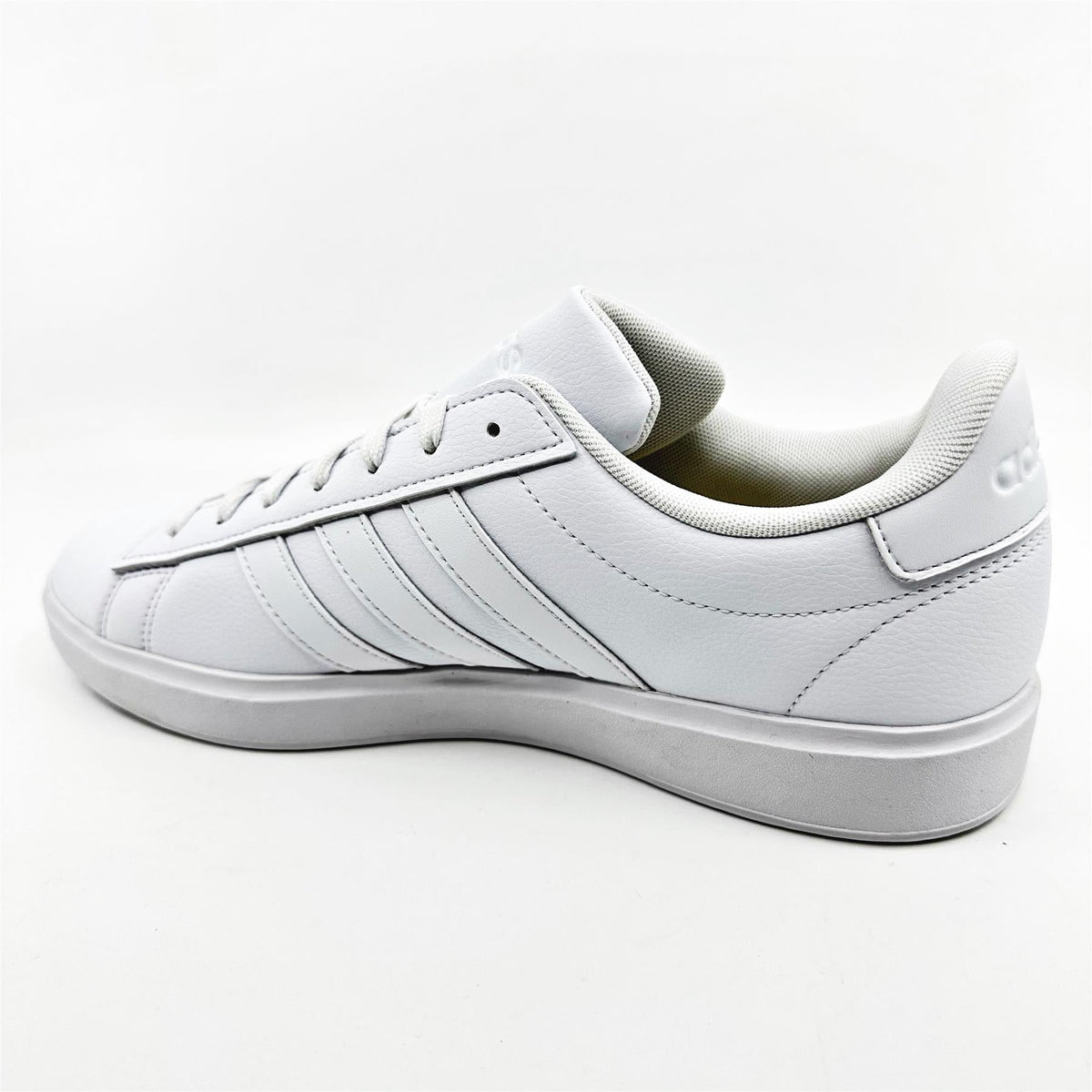Adidas Grand Court 2.0 Cloud White Ecru Tint Mens Athletic Sneaker (GW9197)
