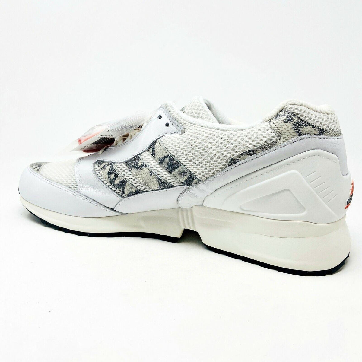 Adidas EQT Running Cushion 91 White Snake Gray Mens Retro Sneakers M25765