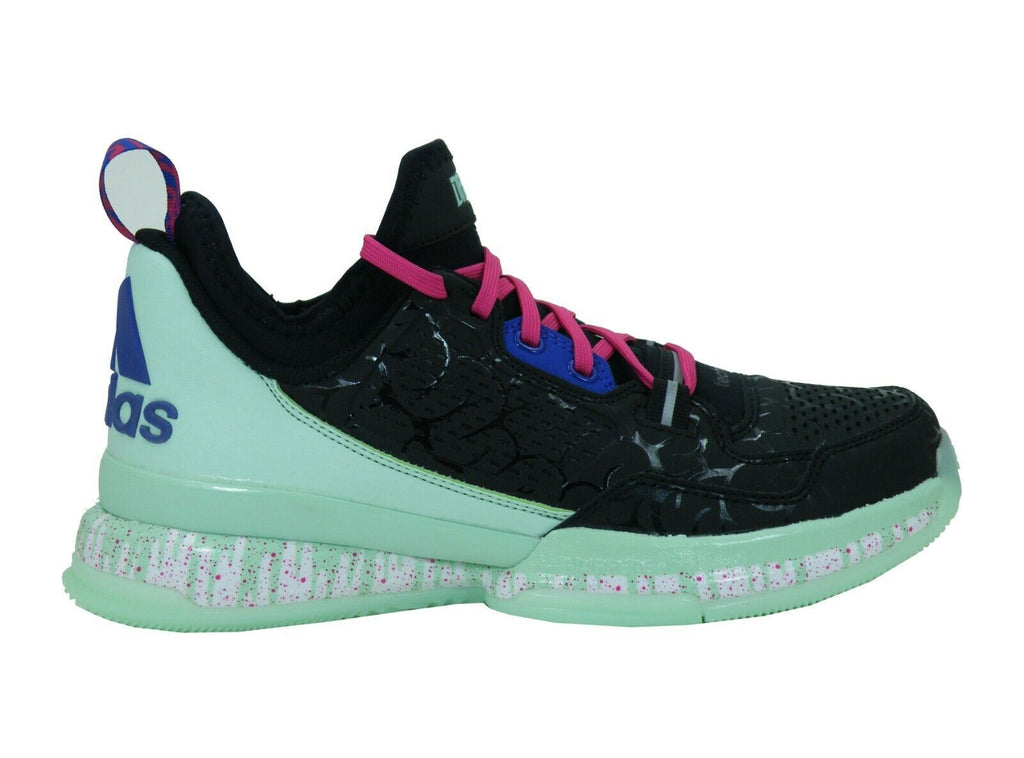 Adidas Damian Lillard 1 Night of Ballin Dead Black Mens Basketball Sneakers DS (S85493)