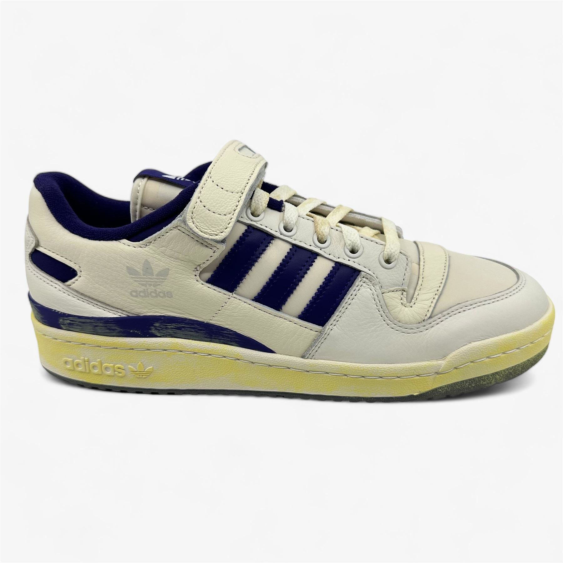 Adidas Forum 84 Low AEC Vintage White Purple Mens Size 10.5 Athletic Sneaker (HP9542)