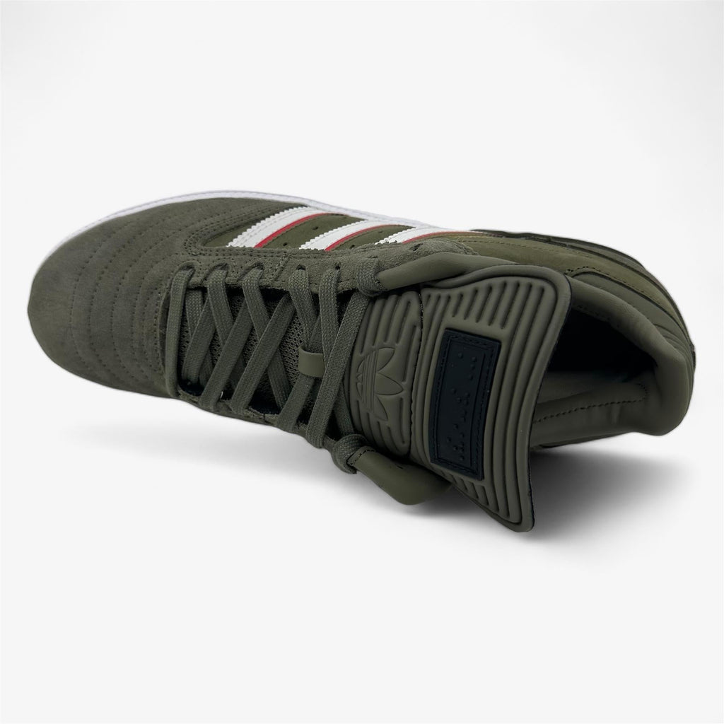 Adidas Busenitz Olive Strata Red Cloud White Mens Athletic Sneakers (ID3370)