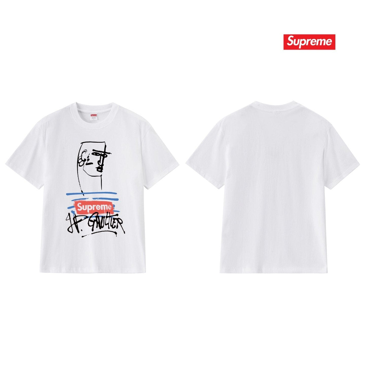 Supreme Front Graphic Short-Sleeve T-Shirt