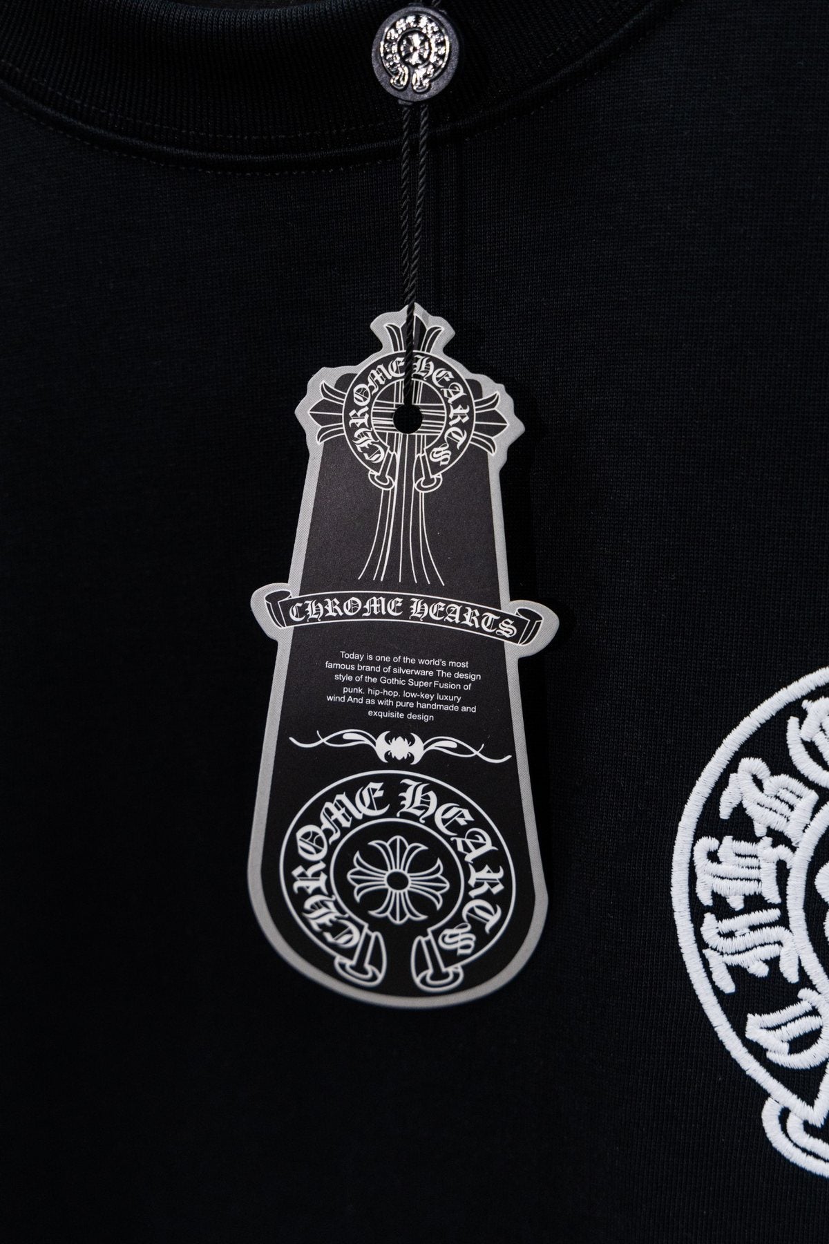 Chrome Hearts Vertical Back Graphic T-Shirt