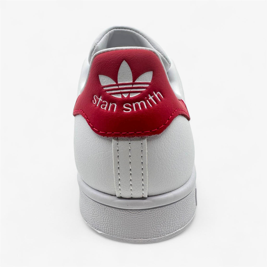 Adidas Stan Smith Cloud White Active Pink Womens Athletic Sneaker (IE0460)