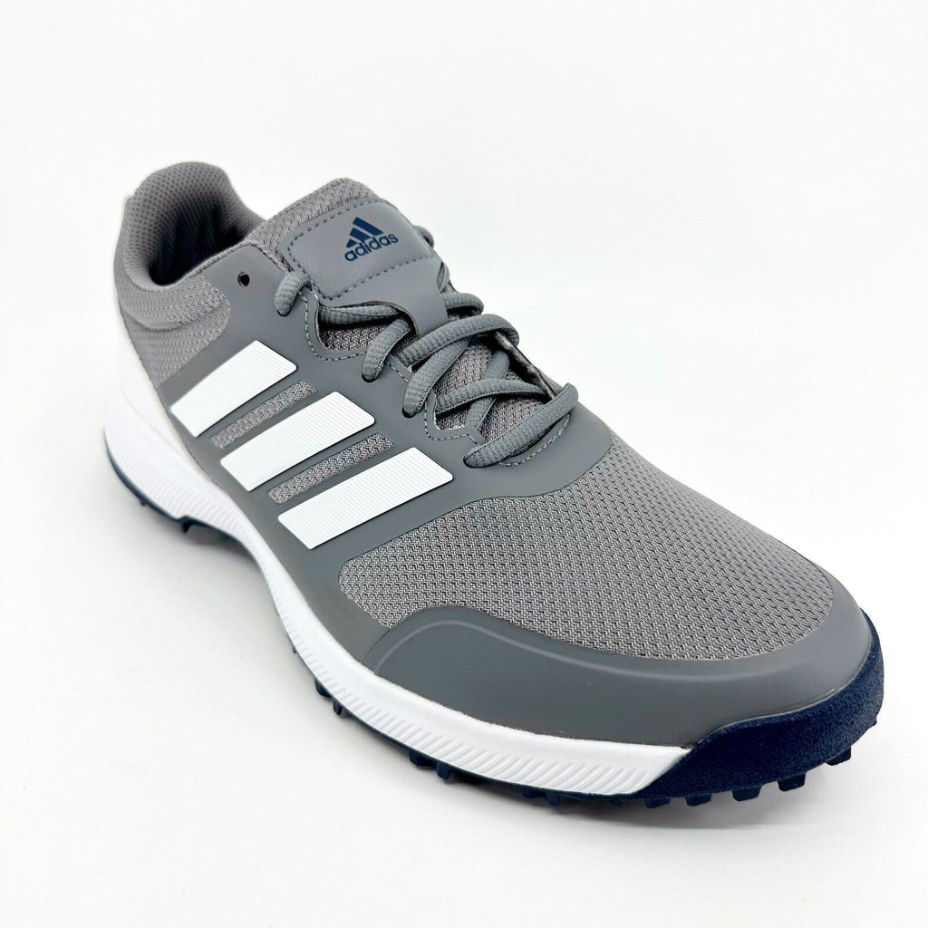 Adidas Tech Response SL Grey White Mens Spikeless Golf Shoes EG5312