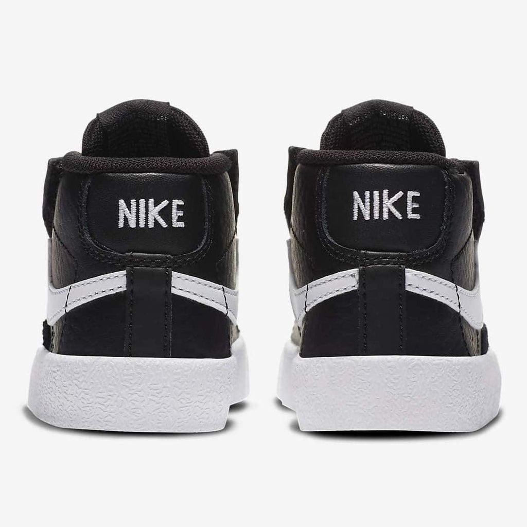 Toddler's Nike Blazer Mid '77 Black/White-White-Team Orange (DA4088 002)