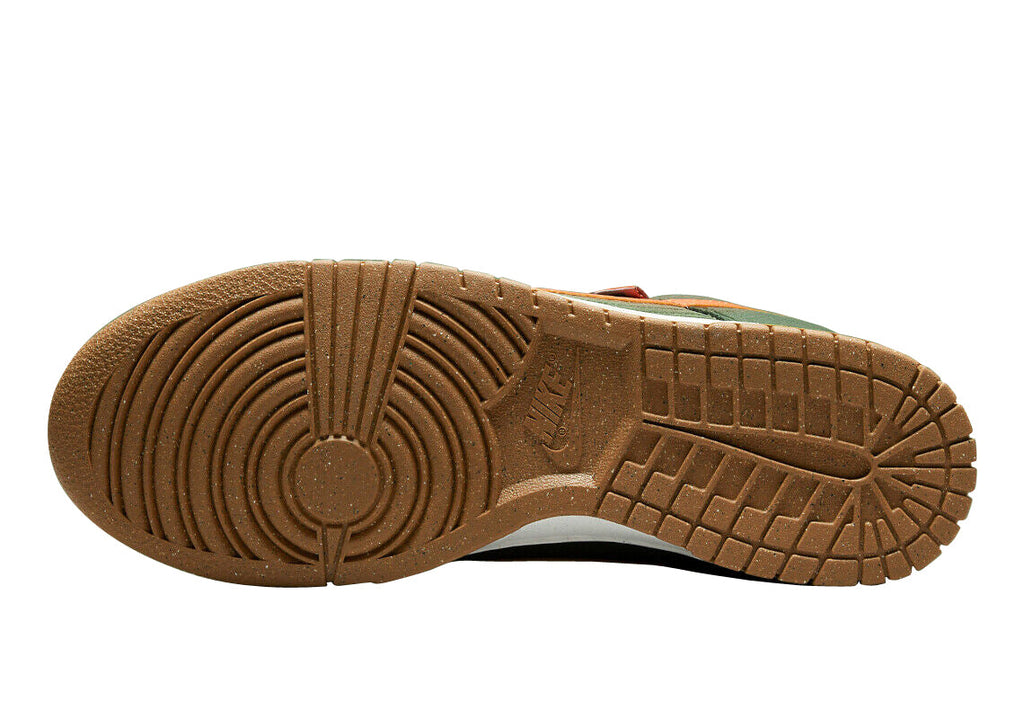 Big Kid's Nike Dunk Low SE Sequoia/Orange-Medium Olive (DC9561 300)