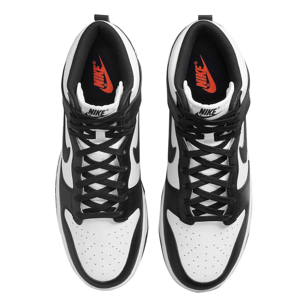Men's Nike Dunk Hi Retro White/Black-Total Orange (DD1399 105)