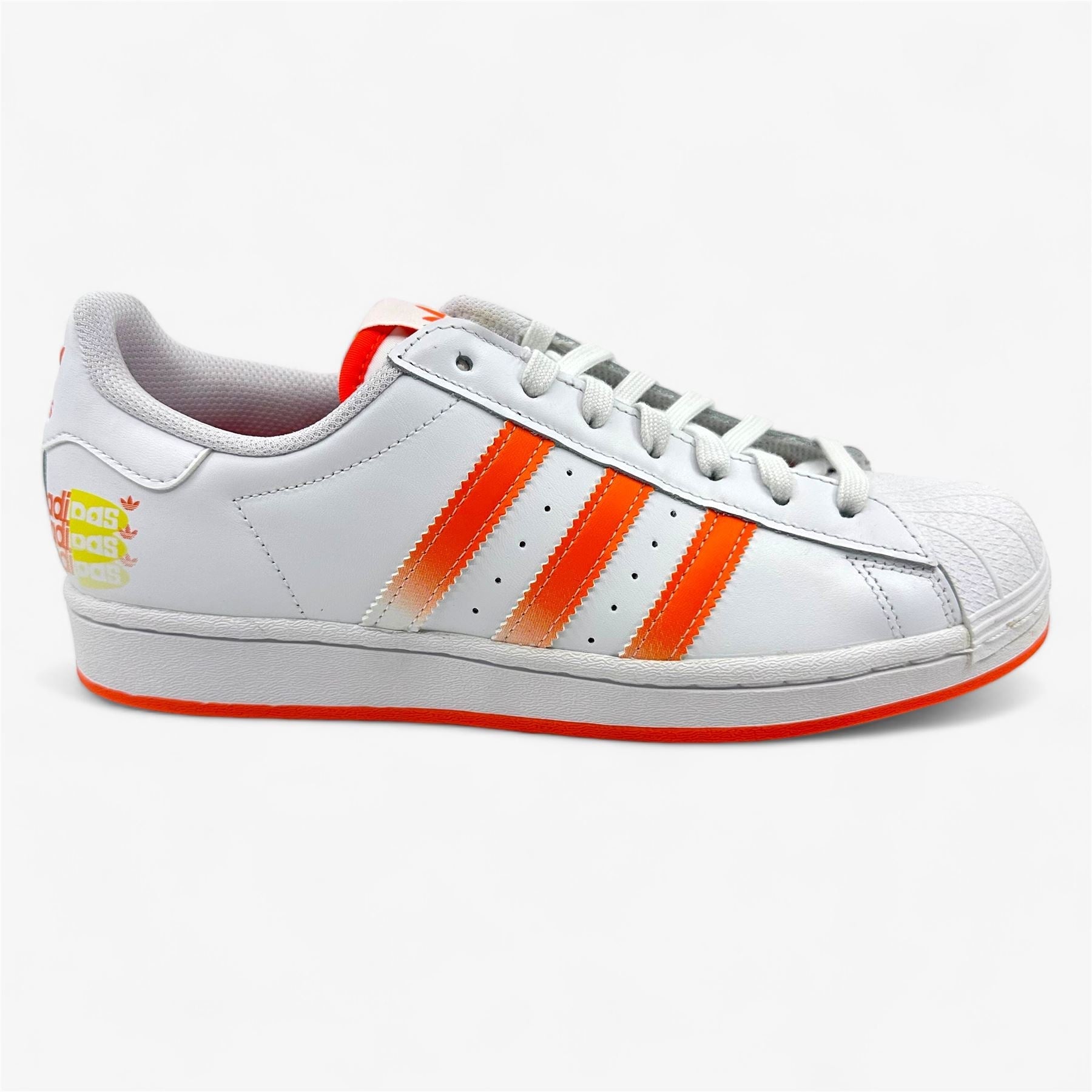 Adidas Superstar Y2K White Orange Mens Athletic Sneaker (GZ4748)