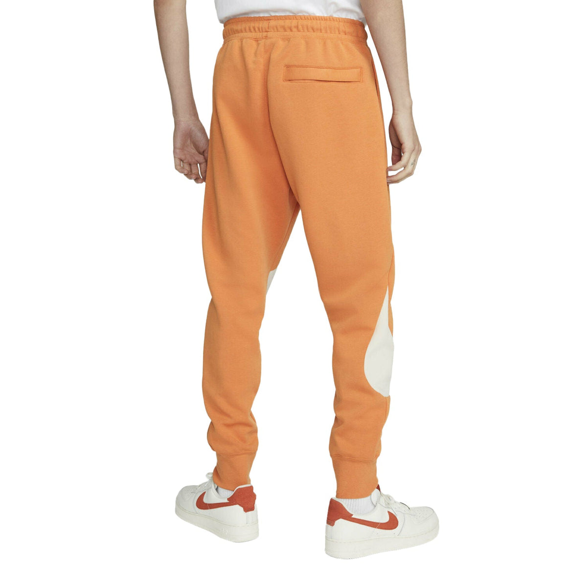 Men's Nike Hot Curry/Pearl White Sportswear Swoosh Tech Fleece Pants (DH1023-808)